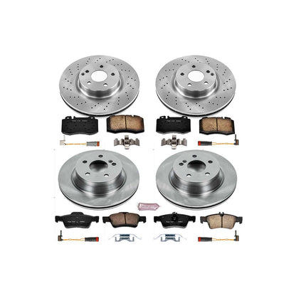 PowerStop Power Stop 07-09 Mercedes-Benz E350 Front & Rear Autospecialty Brake Kit KOE4522