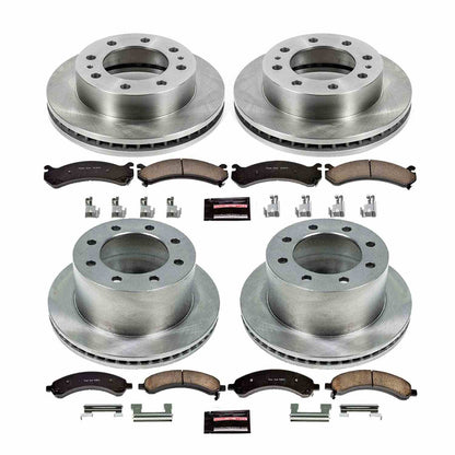 PowerStop Power Stop 03-08 Chevrolet Express 3500 Front & Rear Autospecialty Brake Kit KOE4528
