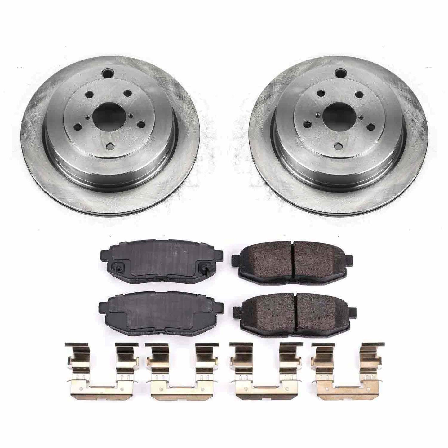 PowerStop Power Stop 06-07 Subaru B9 Tribeca Rear Autospecialty Brake Kit KOE4645