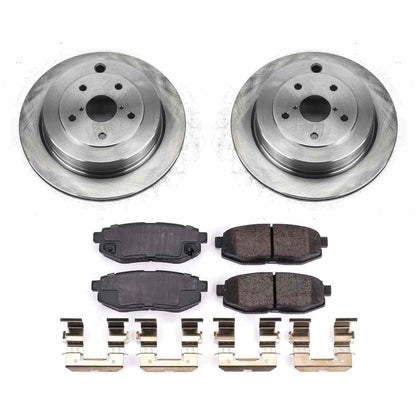 PowerStop Power Stop 06-07 Subaru B9 Tribeca Rear Autospecialty Brake Kit KOE4645