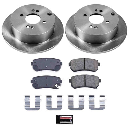 PowerStop Power Stop 06-07 Hyundai Accent Rear Autospecialty Brake Kit KOE4653