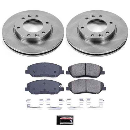 PowerStop Power Stop 07-08 Hyundai Entourage Front Autospecialty Brake Kit KOE4664