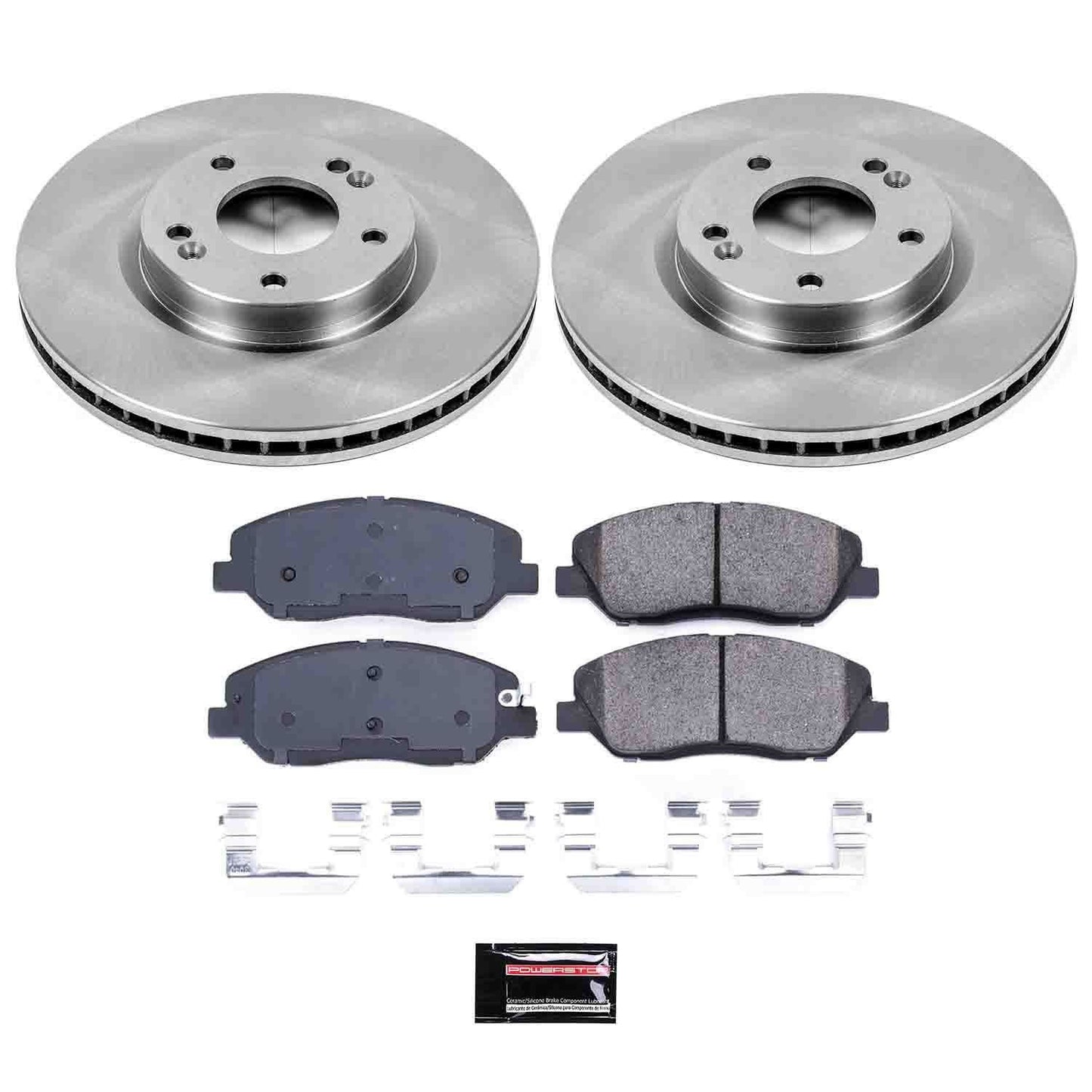 PowerStop Power Stop 07-09 Hyundai Santa Fe Front Autospecialty Brake Kit KOE4665