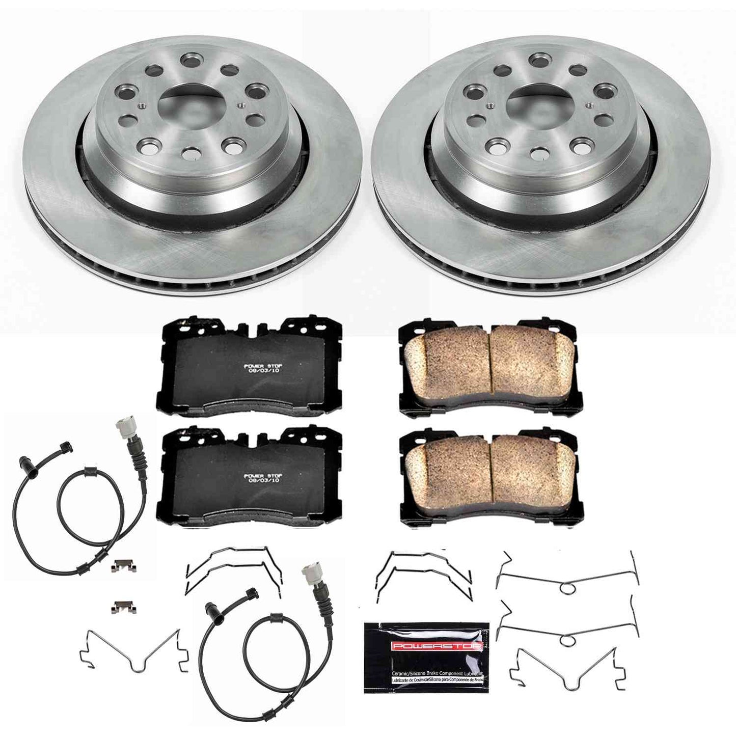 PowerStop Power Stop 07-09 Lexus LS460 Rear Autospecialty Brake Kit KOE4689