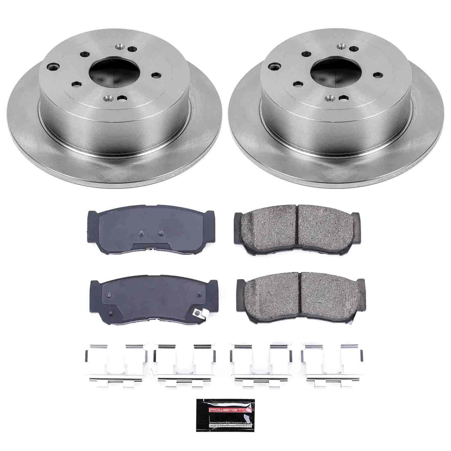 PowerStop Power Stop 07-09 Hyundai Santa Fe Rear Autospecialty Brake Kit KOE4694