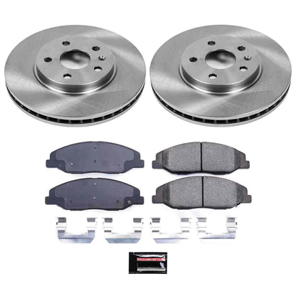 PowerStop Power Stop 08-14 Cadillac CTS Front Autospecialty Brake Kit KOE4721