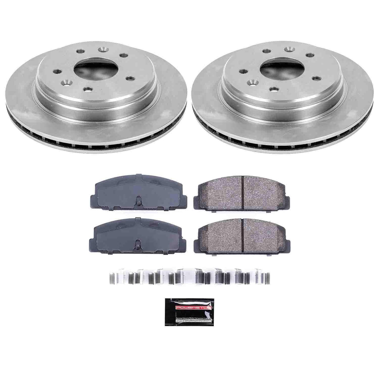 PowerStop Power Stop 86-91 Mazda RX-7 Rear Autospecialty Brake Kit KOE472