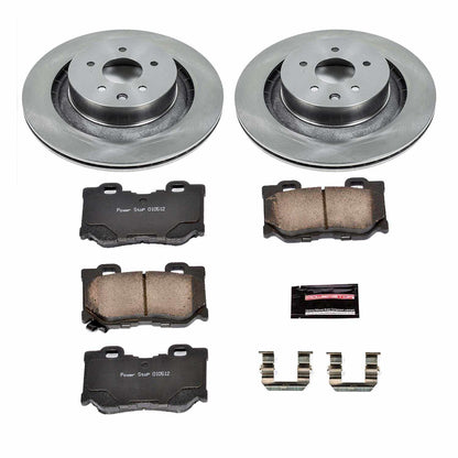 PowerStop Power Stop 08-13 Infiniti G37 Rear Autospecialty Brake Kit KOE4732