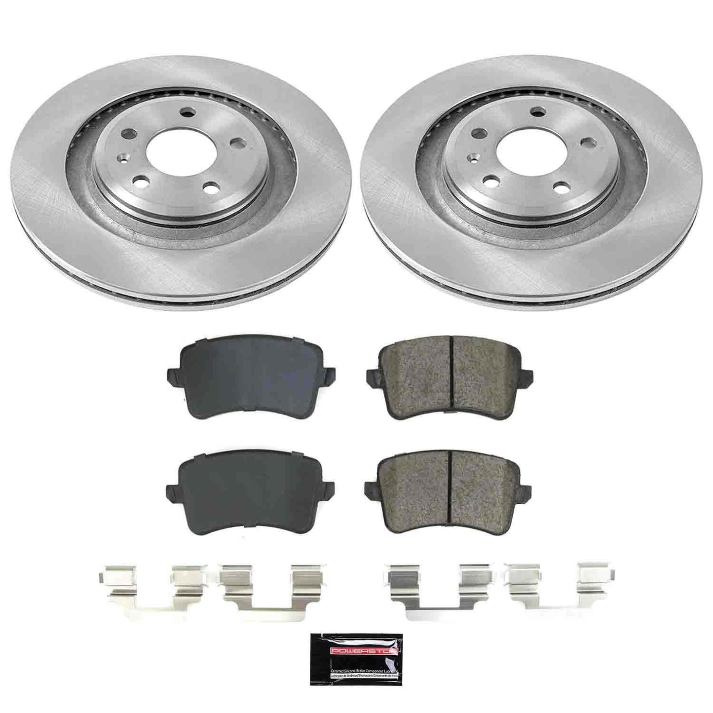 PowerStop Power Stop 10-11 Audi S4 Rear Autospecialty Brake Kit KOE4746
