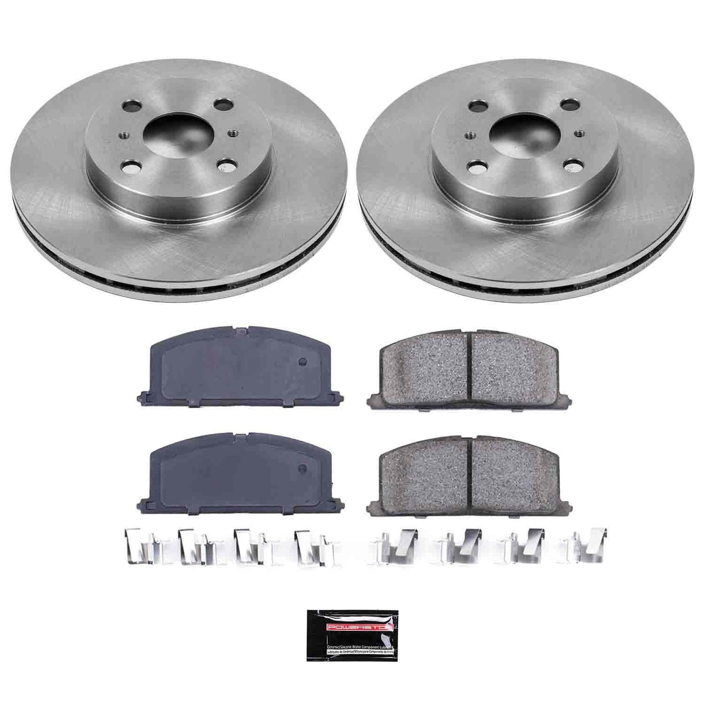 PowerStop Power Stop 90-92 Geo Prizm Front Autospecialty Brake Kit KOE4780