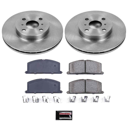 PowerStop Power Stop 90-92 Geo Prizm Front Autospecialty Brake Kit KOE4780