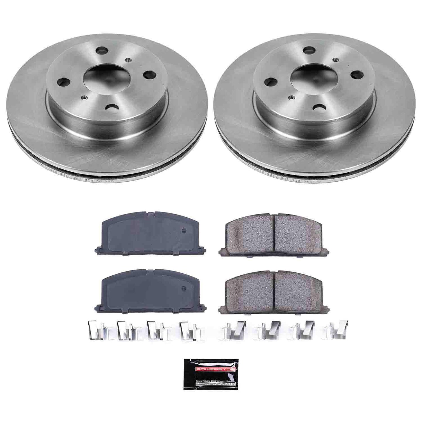 PowerStop Power Stop 90-92 Geo Prizm Front Autospecialty Brake Kit KOE4781