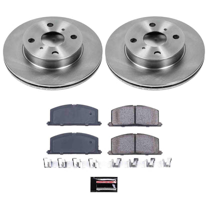 PowerStop Power Stop 90-92 Geo Prizm Front Autospecialty Brake Kit KOE4781