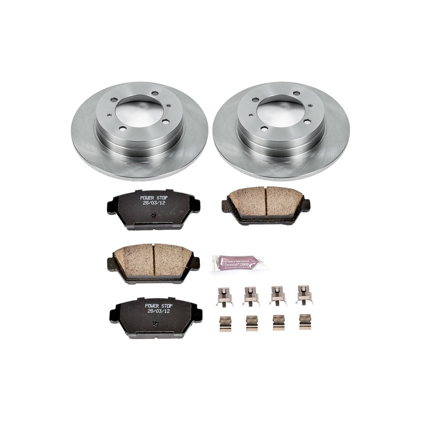 PowerStop Power Stop 90-92 Mitsubishi Galant Rear Autospecialty Brake Kit KOE4830