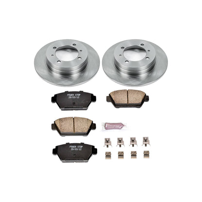 PowerStop Power Stop 90-92 Mitsubishi Galant Rear Autospecialty Brake Kit KOE4830