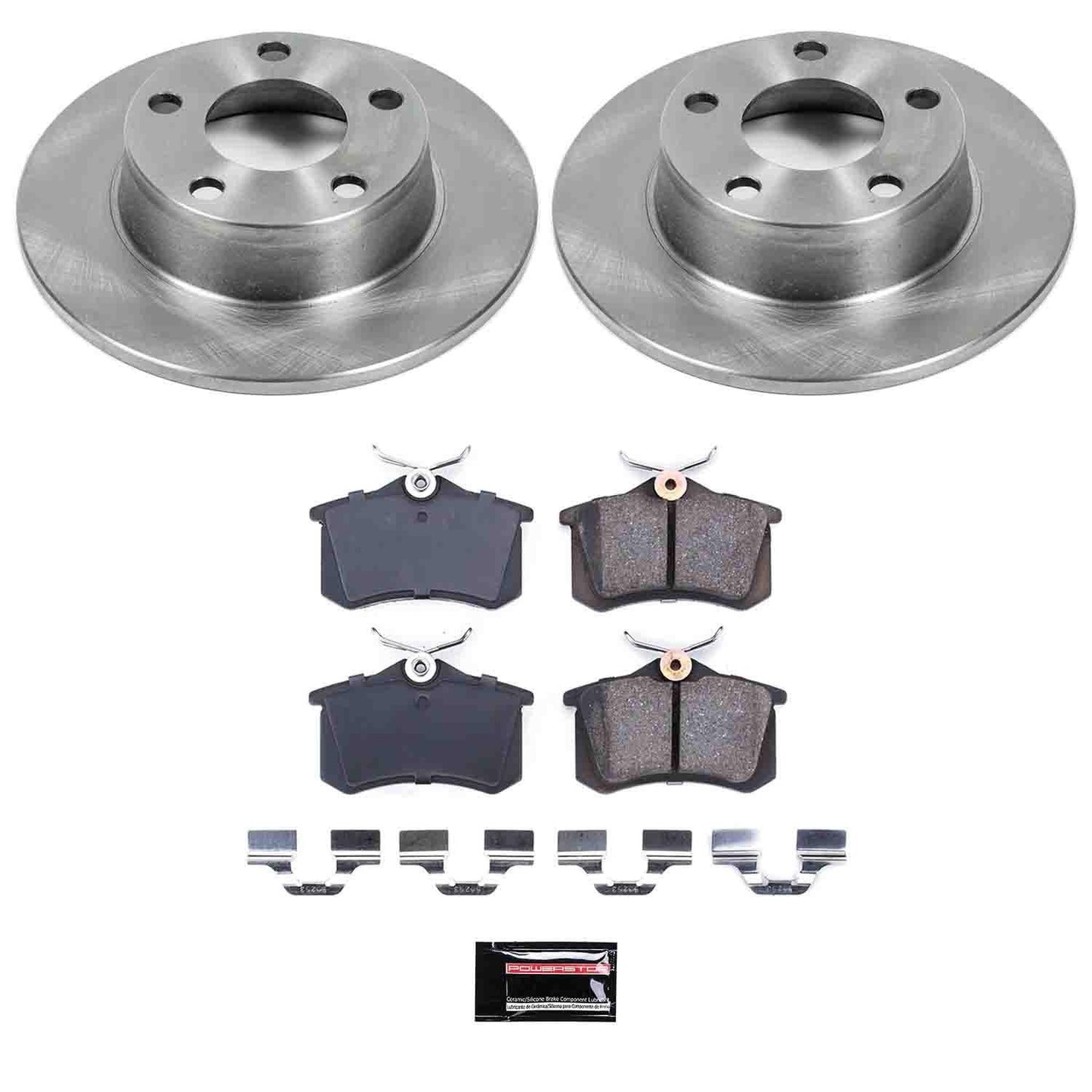 PowerStop Power Stop 99-04 Audi A6 Quattro Rear Autospecialty Brake Kit KOE4845