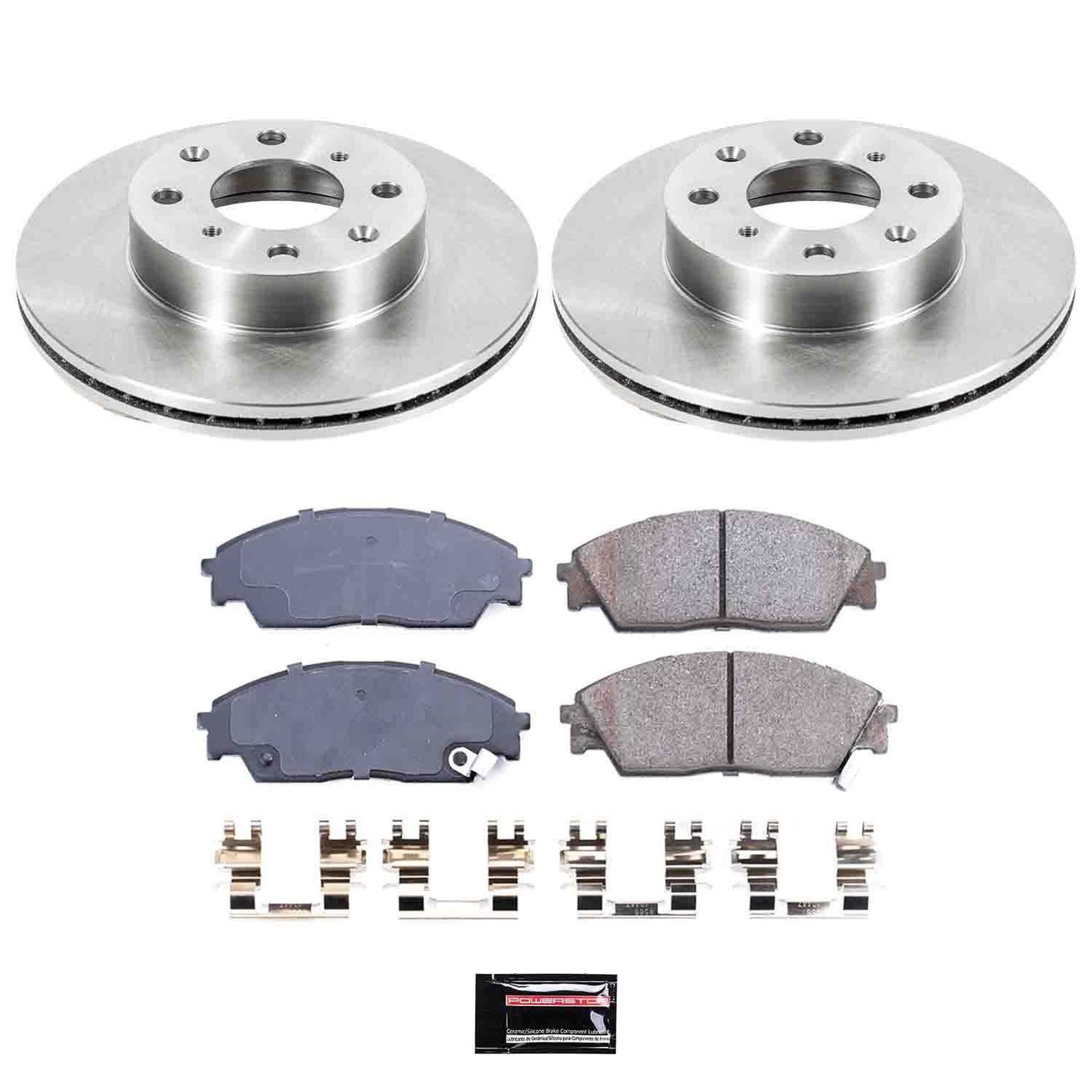 PowerStop Power Stop 88-90 Honda Prelude Front Autospecialty Brake Kit KOE4880