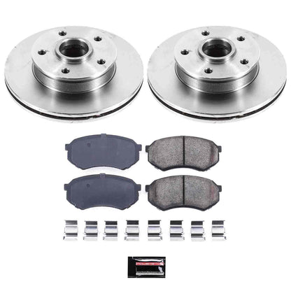 PowerStop Power Stop 90-91 Mazda 929 Front Autospecialty Brake Kit KOE4886