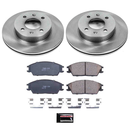 PowerStop Power Stop 03-05 Hyundai Accent Front Autospecialty Brake Kit KOE4909