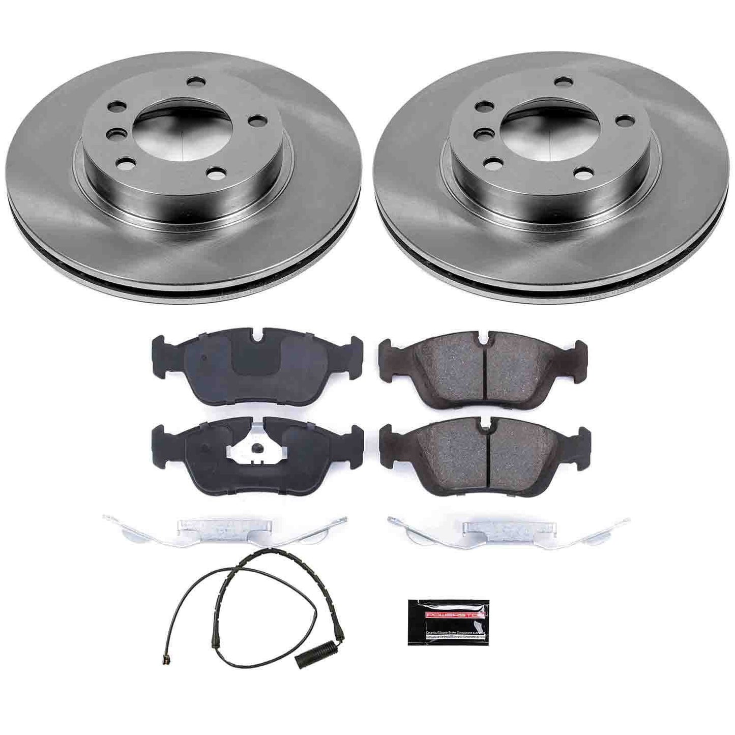 PowerStop Power Stop 92-98 BMW 318i Front Autospecialty Brake Kit KOE496
