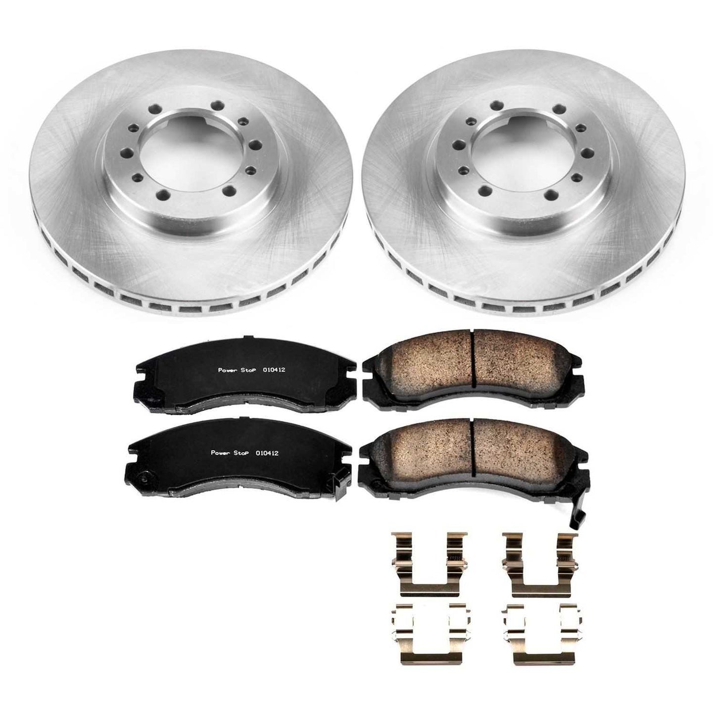 PowerStop Power Stop 91-96 Mitsubishi Montero Front Autospecialty Brake Kit KOE4981