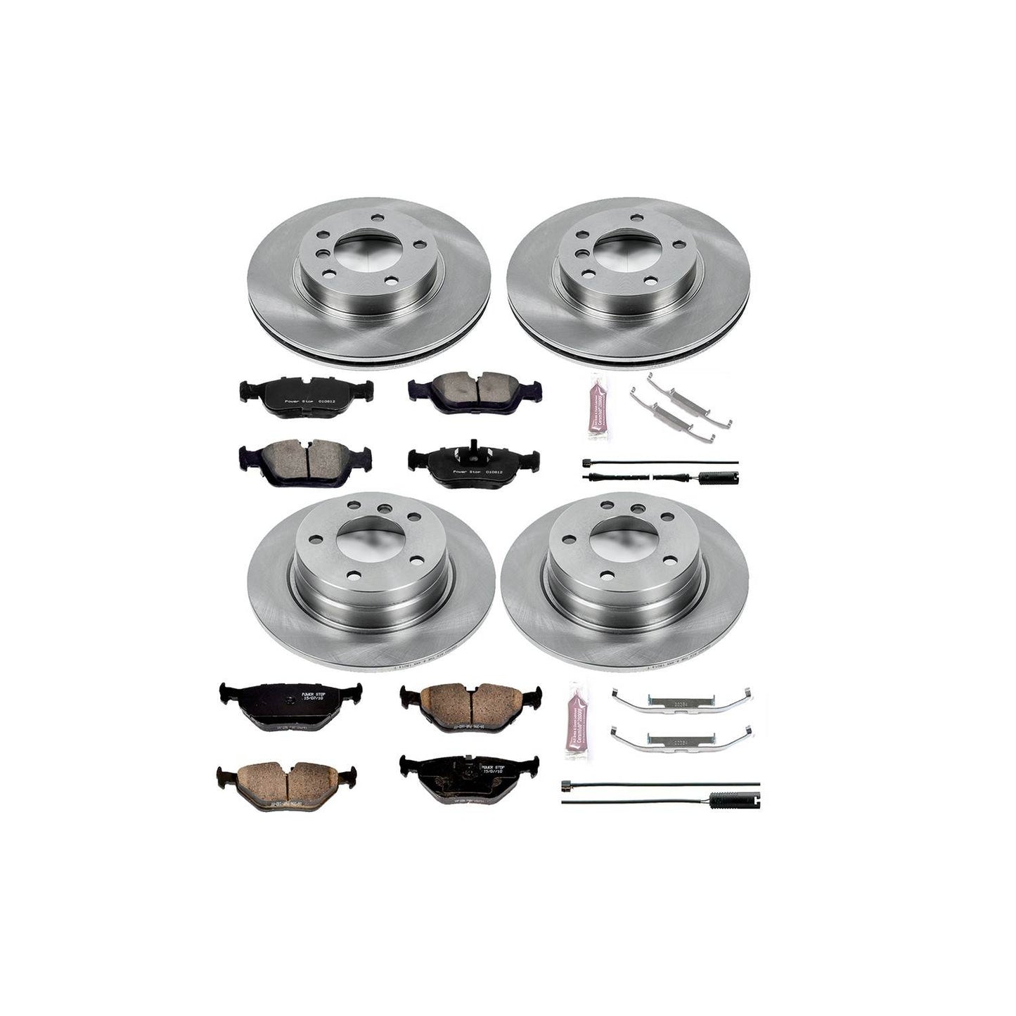 PowerStop Power Stop 92-98 BMW 318i Front & Rear Autospecialty Brake Kit KOE498