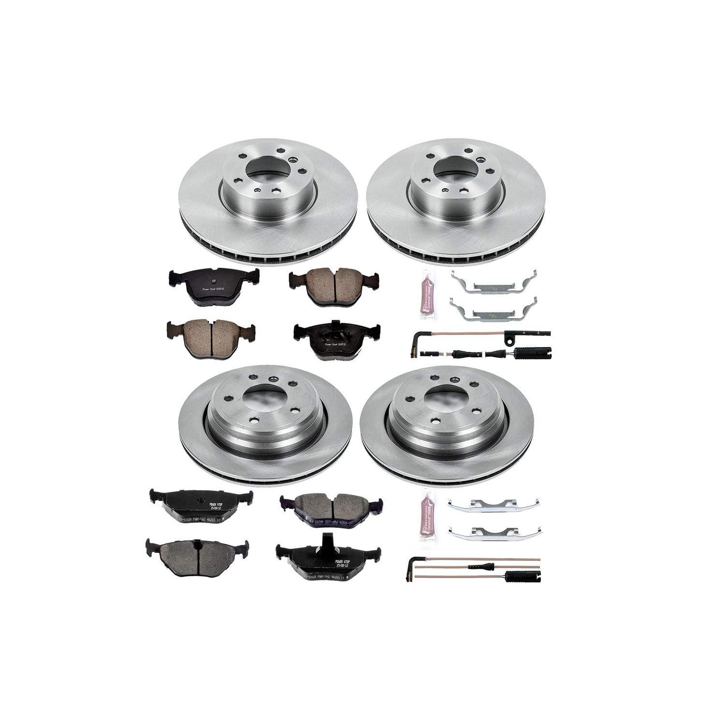 PowerStop Power Stop 97-00 BMW 540i Front & Rear Autospecialty Brake Kit KOE505