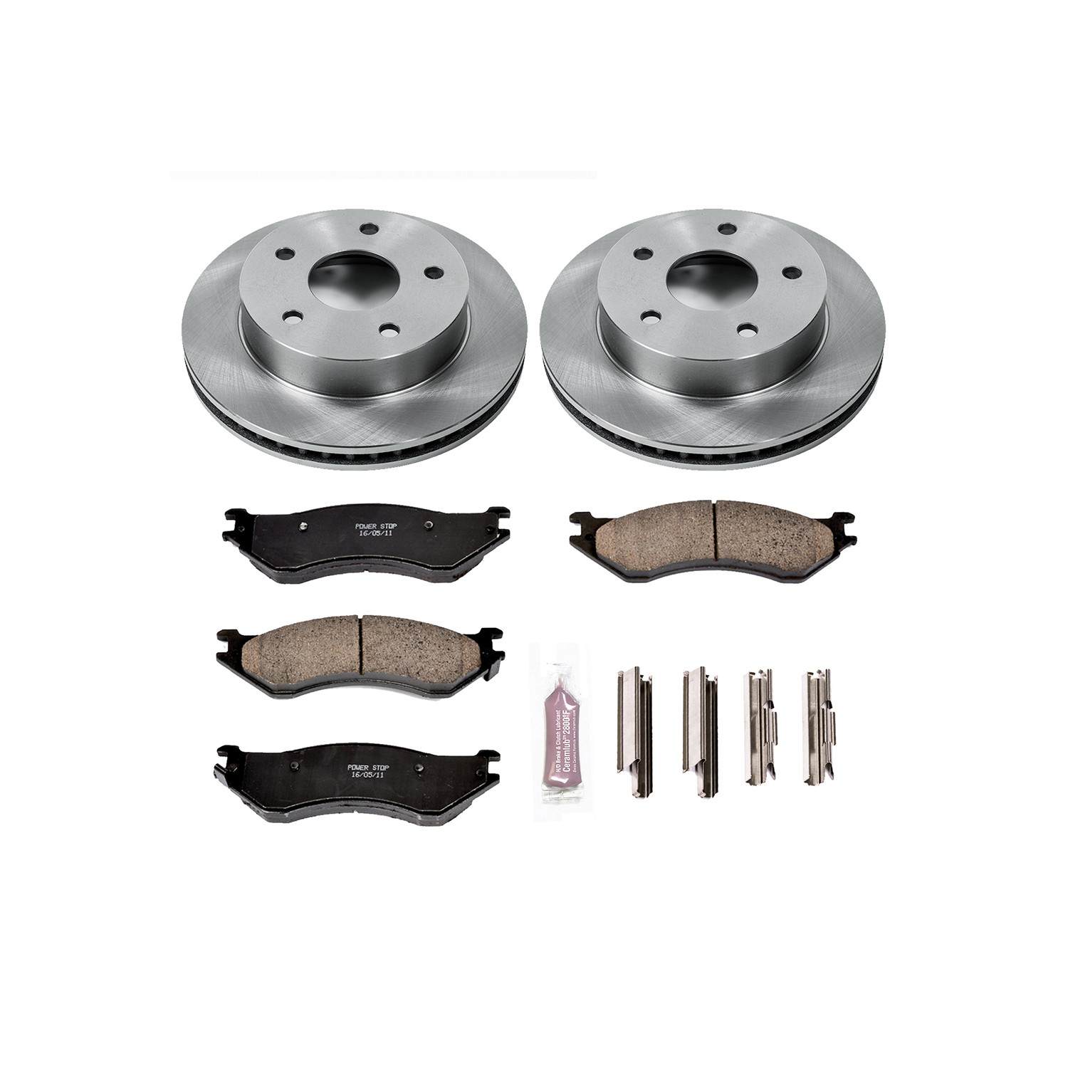 PowerStop Power Stop 00-01 Dodge Ram 1500 Front Autospecialty Brake Kit KOE5143