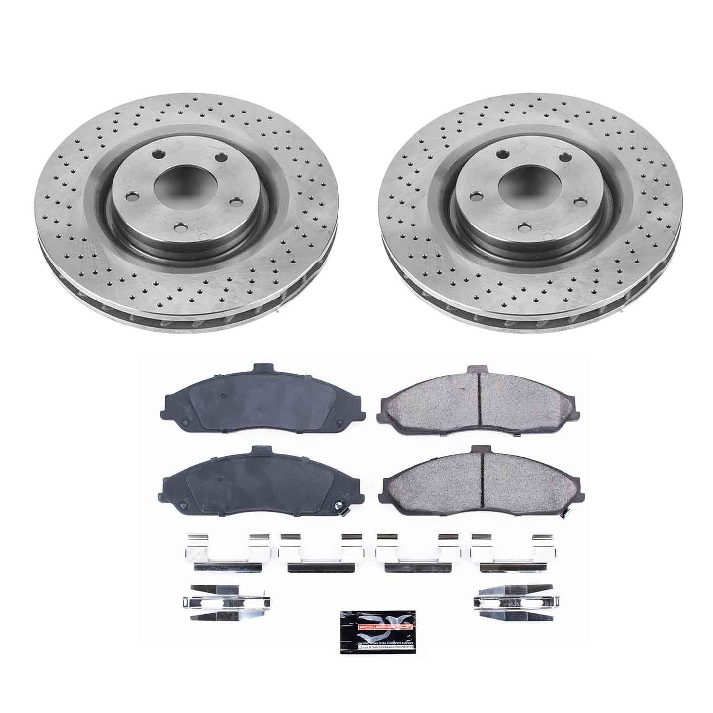 PowerStop Power Stop 06-09 Cadillac XLR Front Autospecialty Brake Kit KOE5158