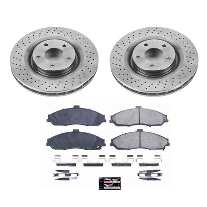PowerStop Power Stop 06-09 Cadillac XLR Front Autospecialty Brake Kit KOE5158