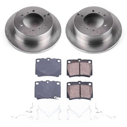 PowerStop Power Stop 97-04 Mitsubishi Montero Sport Rear Autospecialty Brake Kit KOE5160