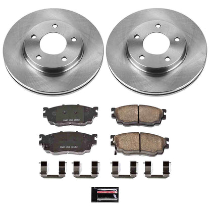 PowerStop Power Stop 98-02 Mazda 626 Front Autospecialty Brake Kit KOE5169