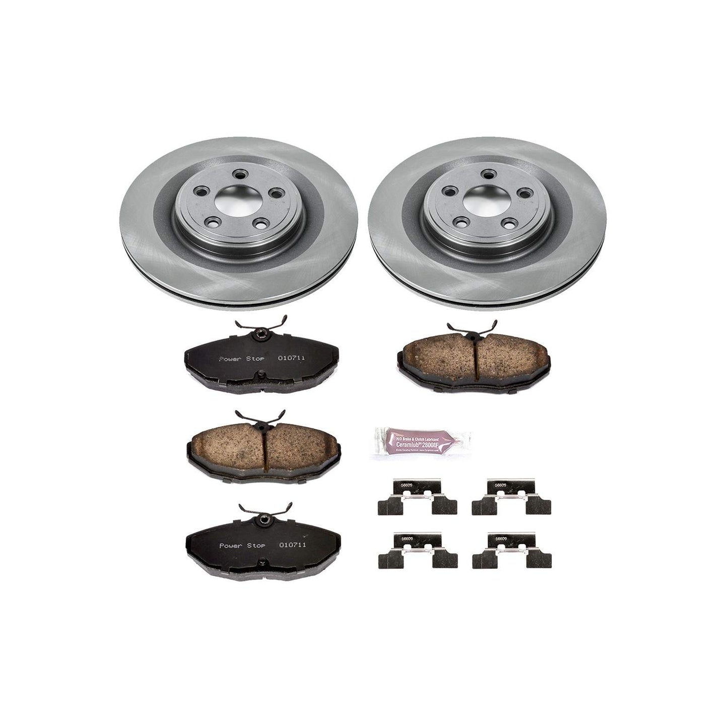 PowerStop Power Stop 2006 Jaguar S-Type Rear Autospecialty Brake Kit KOE5206