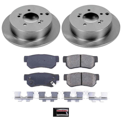PowerStop Power Stop 01-06 Hyundai Santa Fe Rear Autospecialty Brake Kit KOE5213