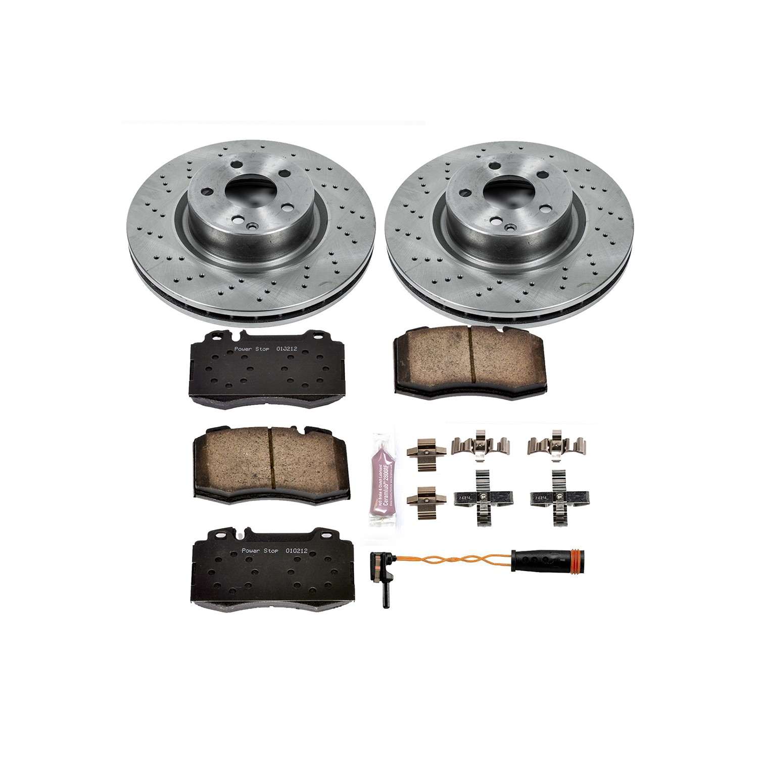PowerStop Power Stop 00-03 Mercedes-Benz CL500 Front Autospecialty Brake Kit KOE5235