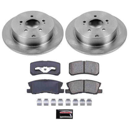PowerStop Power Stop 04-11 Mitsubishi Endeavor Rear Autospecialty Brake Kit KOE5260