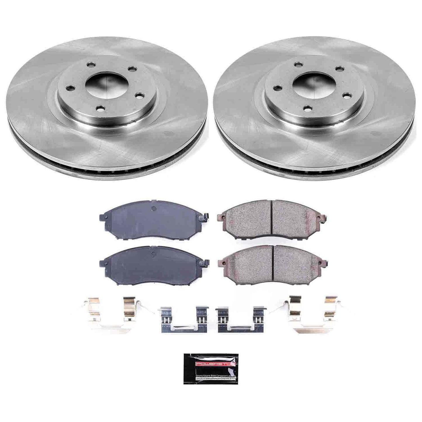 PowerStop Power Stop 11-14 Nissan Murano Front Autospecialty Brake Kit KOE5263