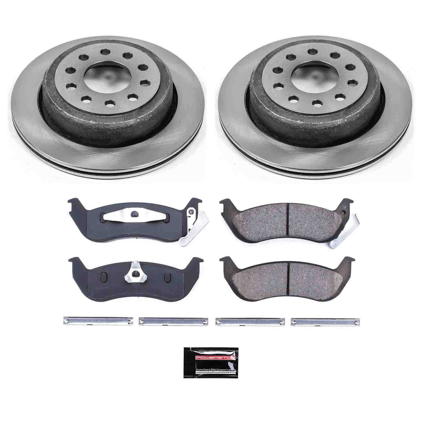 PowerStop Power Stop 03-11 Lincoln Town Car Rear Autospecialty Brake Kit KOE5293