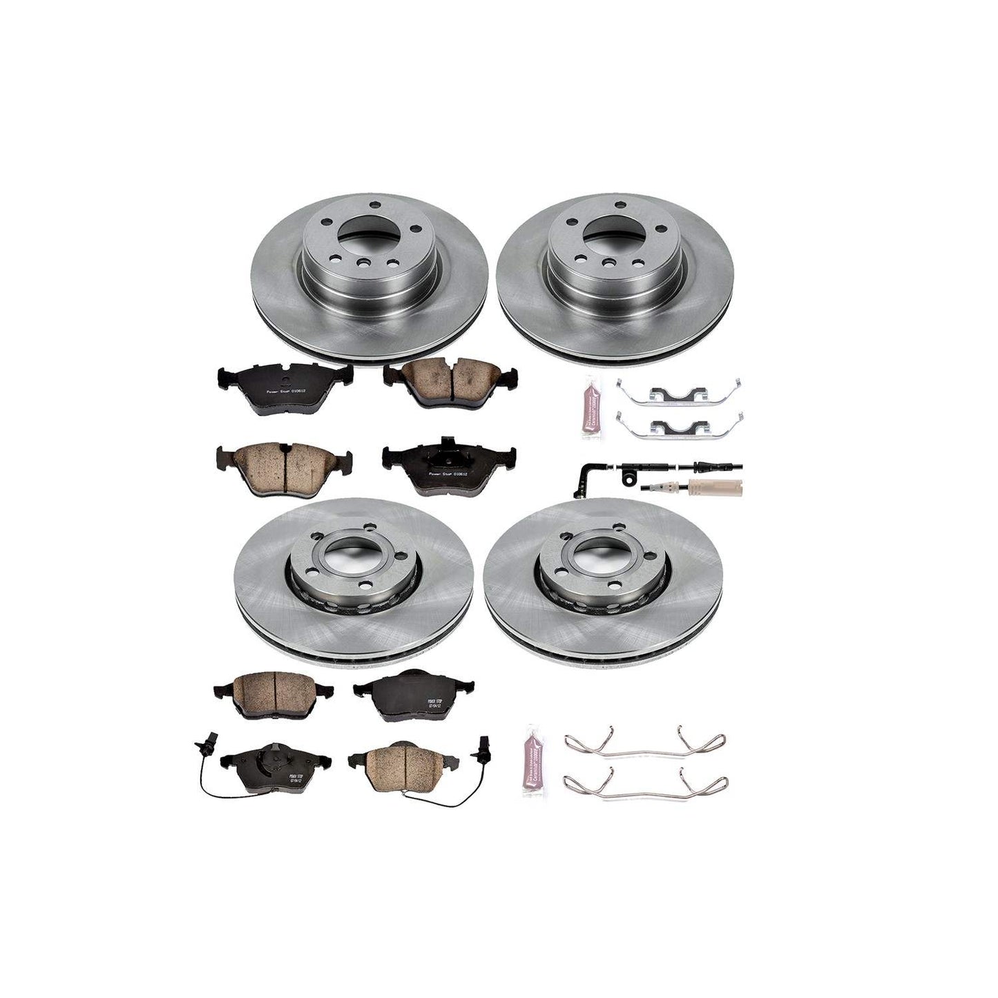 PowerStop Power Stop 98-01 Audi A6 Front & Rear Autospecialty Brake Kit KOE529