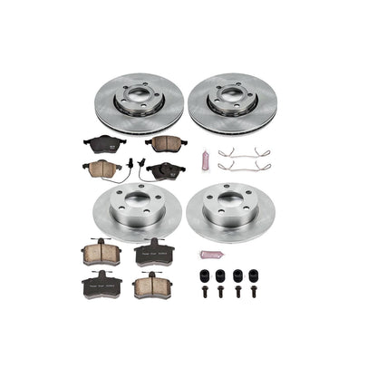 PowerStop Power Stop 99-01 Audi A4 Quattro Front & Rear Autospecialty Brake Kit KOE530