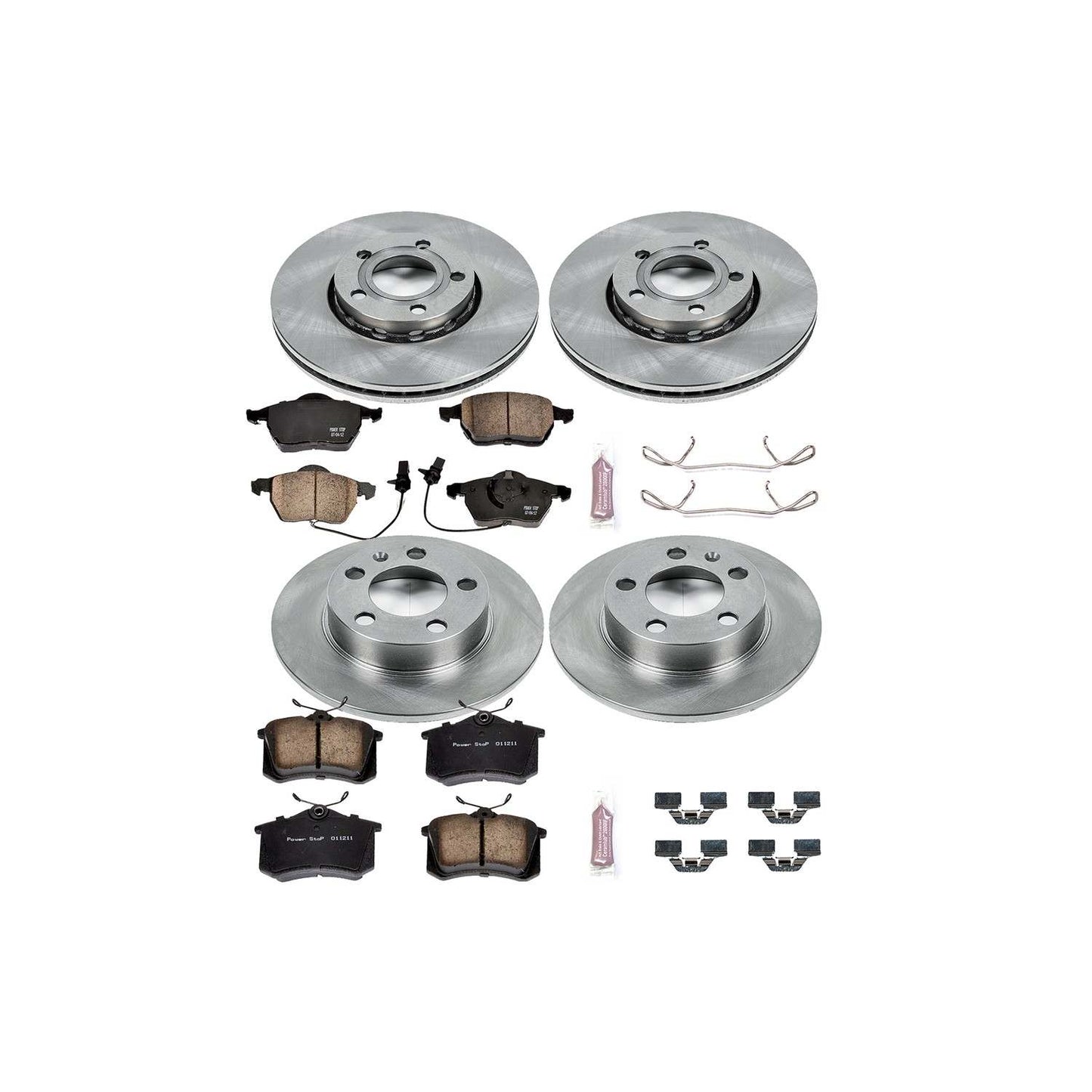 PowerStop Power Stop 98-01 Audi A6 Quattro Front & Rear Autospecialty Brake Kit KOE532