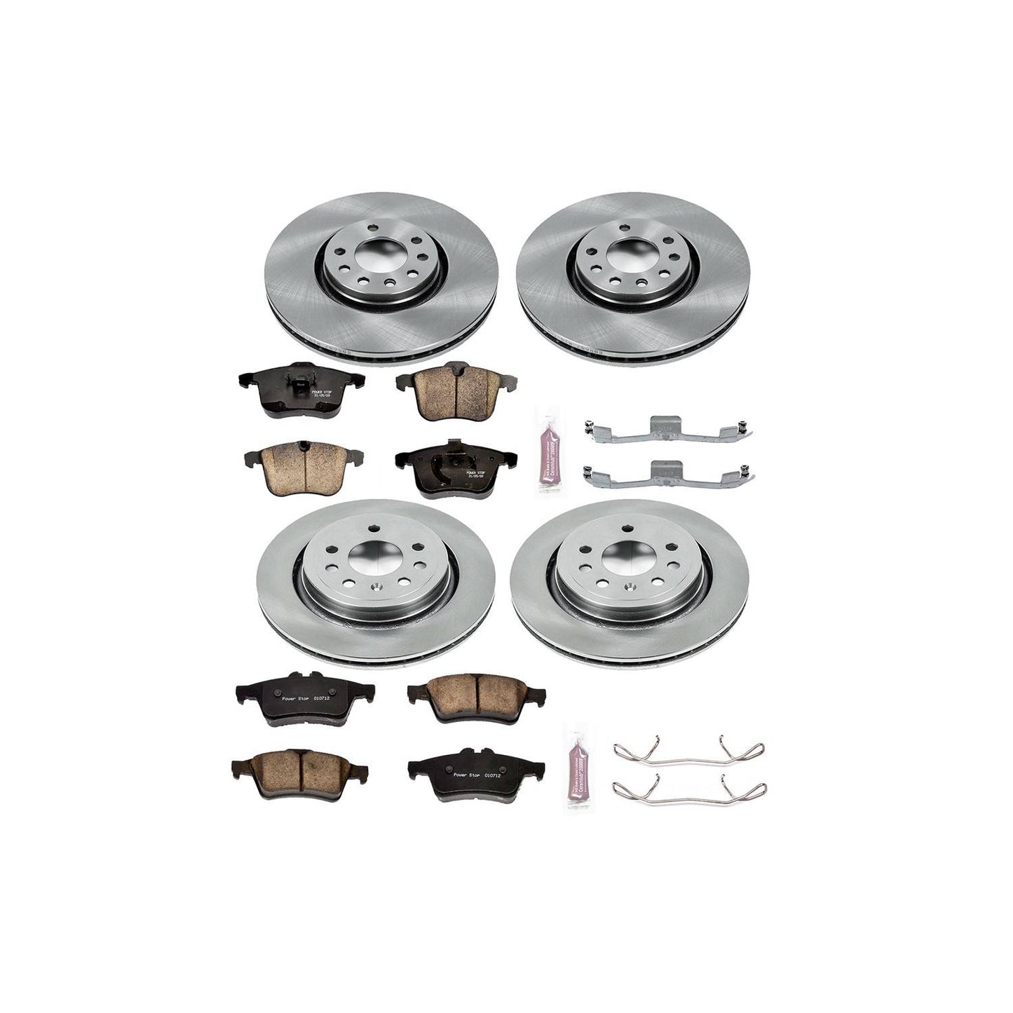 PowerStop Power Stop 06-11 Saab 9-3 Front & Rear Autospecialty Brake Kit KOE5348