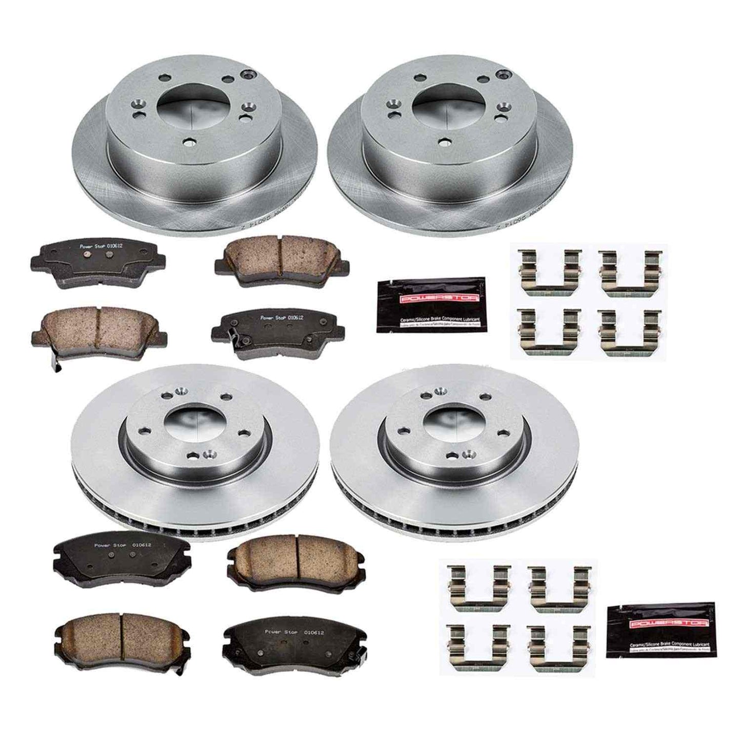 PowerStop Power Stop 08-10 Hyundai Sonata Front & Rear Autospecialty Brake Kit KOE5367