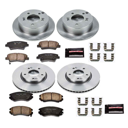 PowerStop Power Stop 08-10 Hyundai Sonata Front & Rear Autospecialty Brake Kit KOE5367