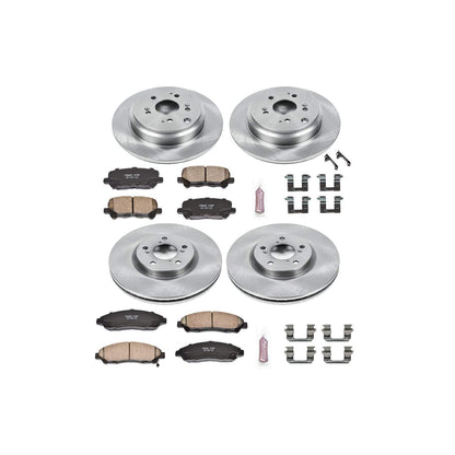 PowerStop Power Stop 07-13 Acura MDX Front & Rear Autospecialty Brake Kit KOE5369