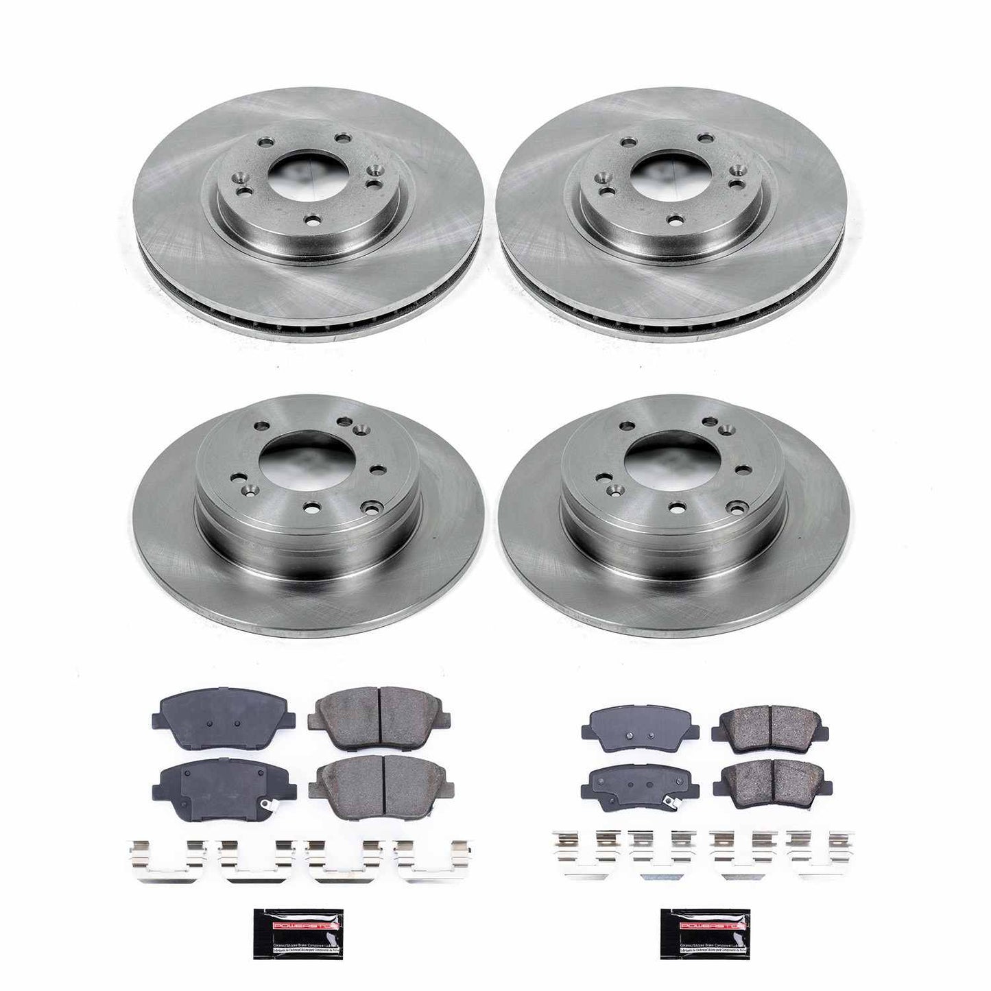 PowerStop Power Stop 10-15 Hyundai Sonata Front & Rear Autospecialty Brake Kit KOE5376