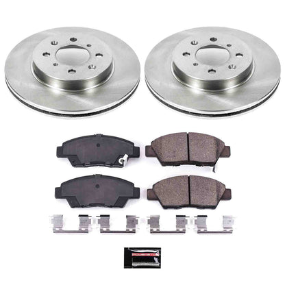 PowerStop Power Stop 09-14 Honda Fit Front Autospecialty Brake Kit KOE5382