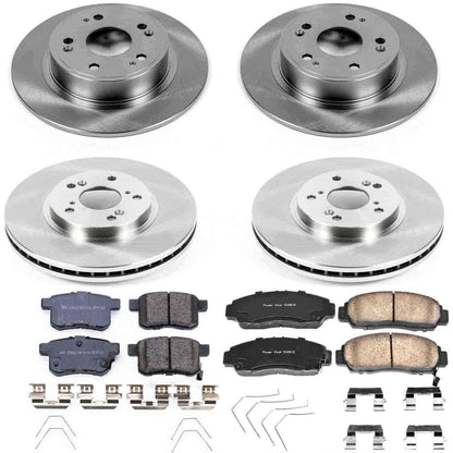PowerStop Power Stop 11-14 Acura TSX Front & Rear Autospecialty Brake Kit KOE5391