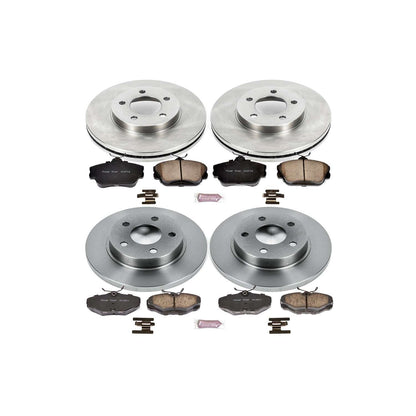 PowerStop Power Stop 1995 Ford Taurus Front & Rear Autospecialty Brake Kit KOE5447