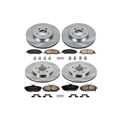 PowerStop Power Stop 11-14 Ford Mustang Front & Rear Autospecialty Brake Kit KOE5450